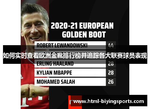 如何实时查看欧洲金靴排行榜并追踪各大联赛球员表现