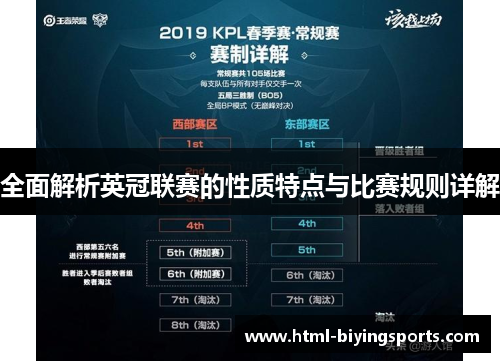 全面解析英冠联赛的性质特点与比赛规则详解